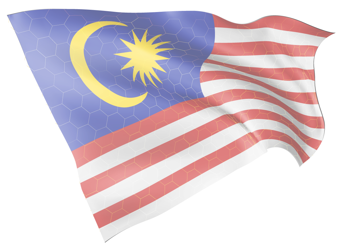 The Jalur Gemilang, the flag of Malaysia